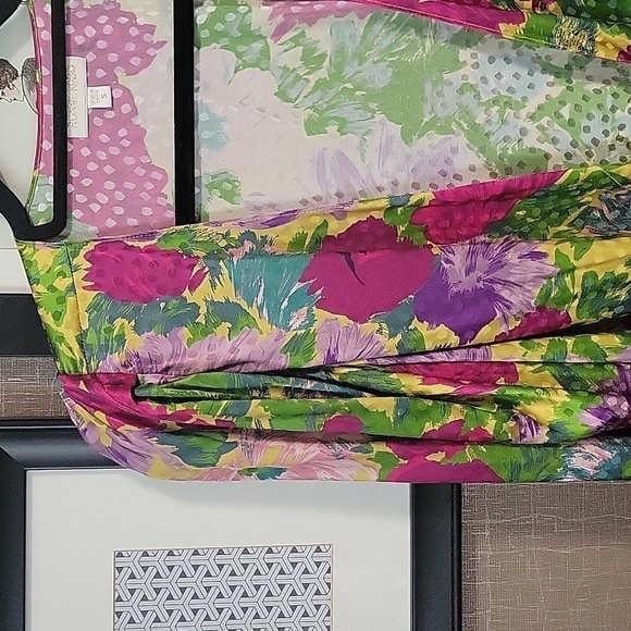 Ronny Kobo Bianca Floral Tie Top - Picture 5 of 13